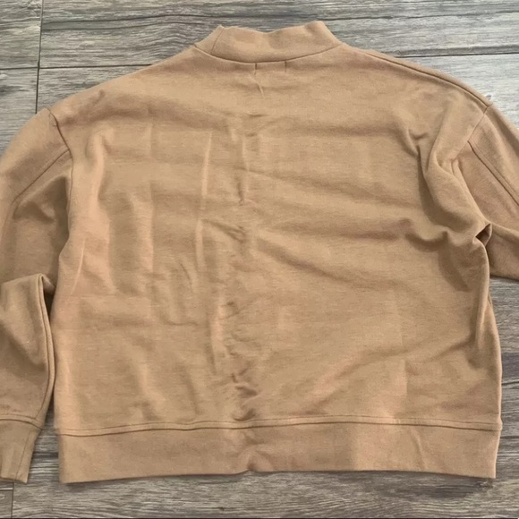 Frank and Oak The Good Cotton Boxy Mockneck Sweatshirt - Picture 7 of 7
